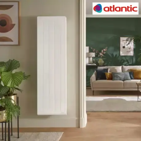 Radiateur fonte electrique NIRVANA NEO Vertical 1500W Blanc - Atlantic 529912