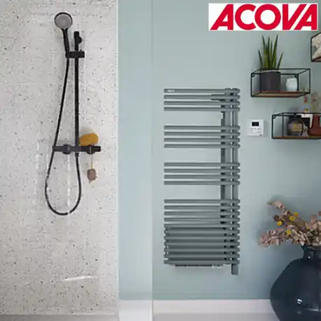 Sèche-serviettes électrique soufflant CALA TWIST + AIR - ACOVA