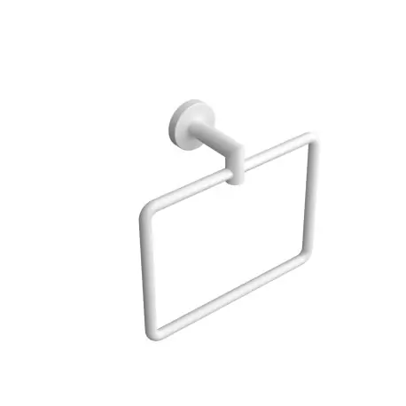 Anneau Lissy Blanc Mat - SALGAR 91239