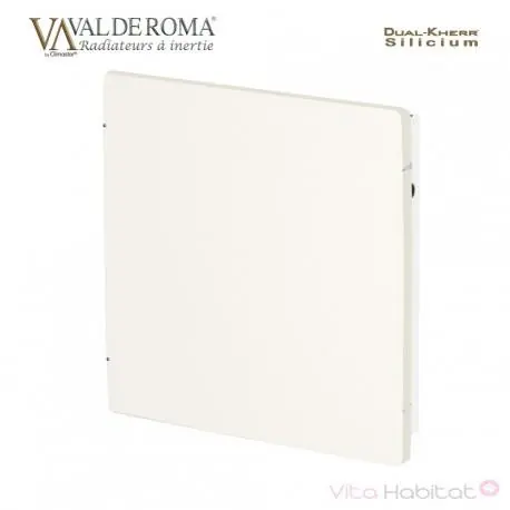Radiateur à inertie Wifi Blanc Quartz 800W Carré - Valderoma BZ0800W
