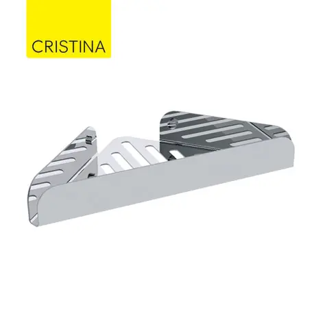 Étagère d‘angle murale Chromé FILO - CRISTINA ONDYNA FILO3451