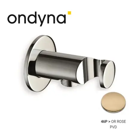 Applique Prise D‘Eau Ronde Or Rose HYDROTHERAPIE - CRISTINA ONDYNA PD44646P