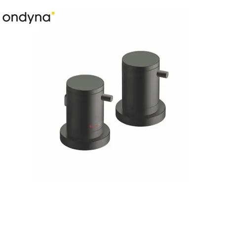 Bain douche sur gorge Métal Brossé TRIVERDE 2 sorties - CRISTINA ONDYNA XT14277