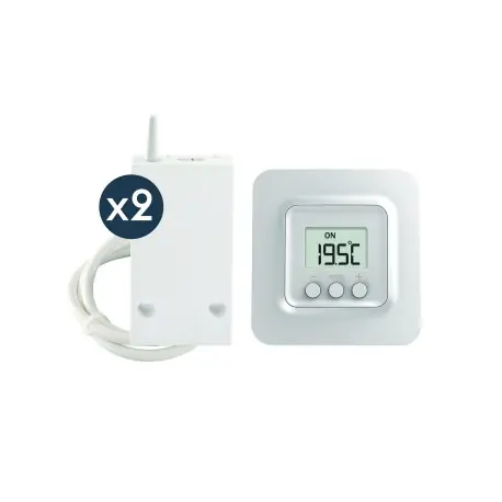 Tybox 5702 FP Thermostat radio fil pilote pour 2 radiateurs FP-Delta Dore 6050675