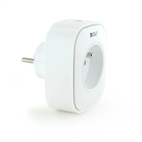 Easy Plug E16EM Prise connectée E (FR), 16A, avec mesure de consommation-Delta Dore 6353005