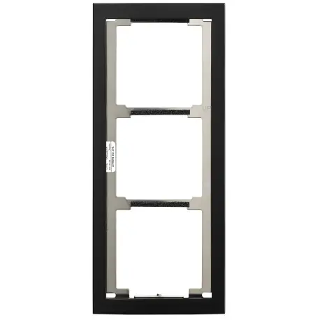 Façade finition noire satinée cadre 3 modules 200441 - AIPHONE GF3FB