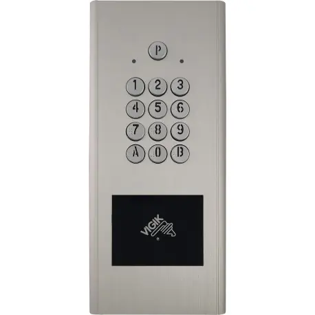 Clavier codé avec gestion des codes en temps réel - argent 150048 - AIPHONE HEACTR