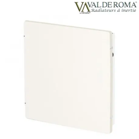 Radiateur à inertie TACTILO Carré Natura Blanc 800W - Valderoma NB0800A