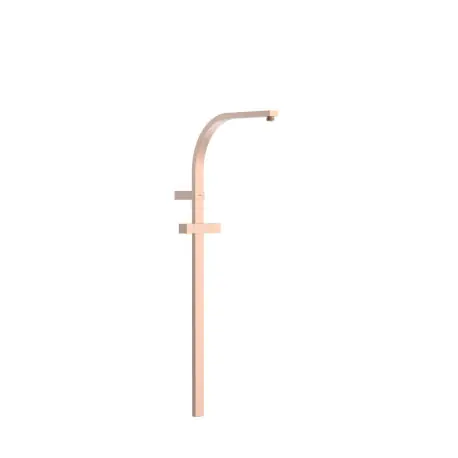 Barre de douche adaptable au robinet thermostatique mural Or Rose Mat 24K - TRES 03463506OPM