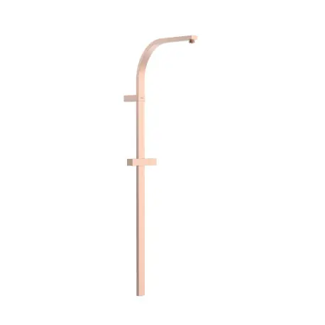 Barre de douche longue adaptable au robinet thermostatique mural Or Rose Mat 24K - TRES 03463505OPM