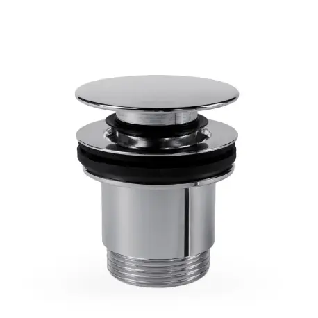 Bonde de vidage clic-clac Simple-Rapid pour lavabo Chrome - TRES 24284010