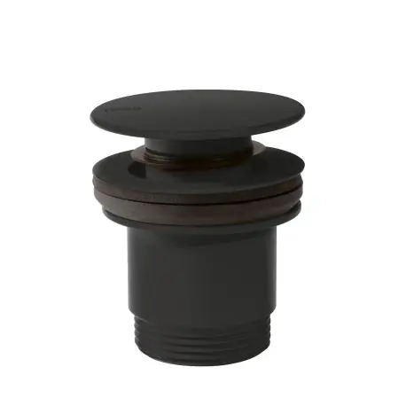 Bonde de vidage clic-clac Simple-Rapid pour lavabo Noir mat - TRES 24284010NM