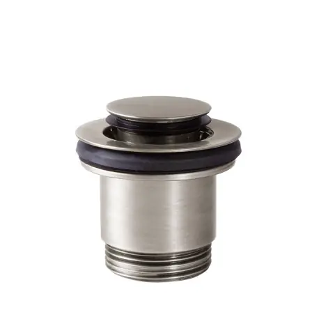Bonde de vidage clic-clac Simple-Rapid pour lavabo Acier - TRES 24284020AC