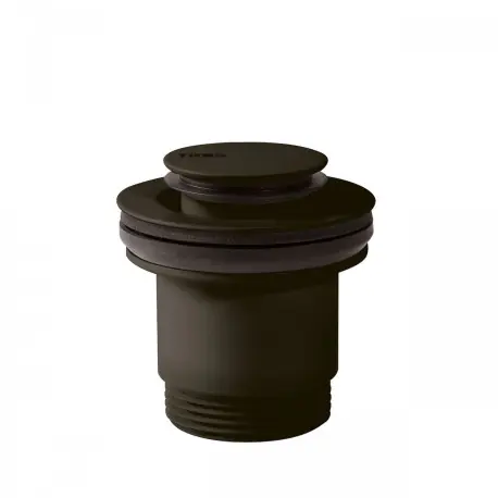 Bonde de vidage clic-clac Simple-Rapid pour lavabo Noir bronze - TRES 24284020KMB