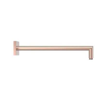 Bras mural Pour pommeau de douche. Longueur 400 mm. Or Rose Mat 24K - TRES 06243201OPM