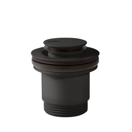 Bonde de vidage clic-clac Simple-Rapid pour lavabo Noir mat - TRES 24284020NM