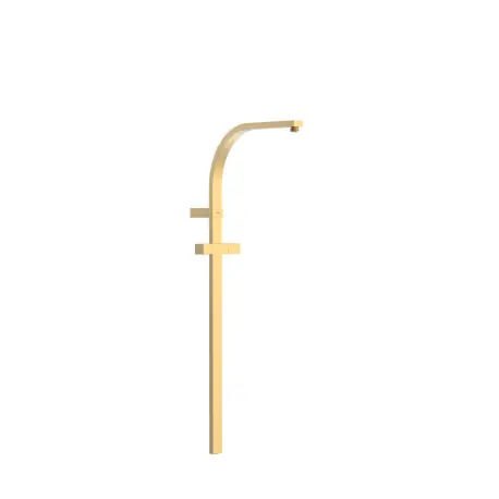 Barre de douche adaptable au robinet thermostatique mural Or Mat 24K - TRES 03463506OM