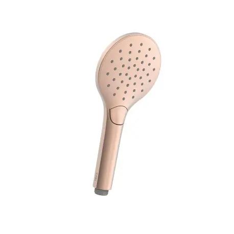 Douchette à main ECO-DROPAvec 3 types de jet Or Rose Mat 24K - TRES 29963112OPM