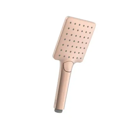 Douchette à main ECO-DROPAvec 3 types de jet Or Rose Mat 24K - TRES 29963113OPM