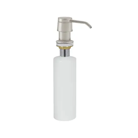 Distributeur de savon encastré au plan de toilette Acier - TRES 13474110AC