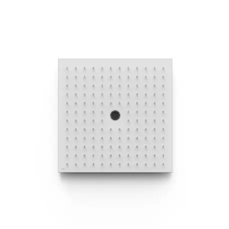 Pommeau de douche encastré au plafondAvec 2 types de jet Blanc mat - TRES 13495102BM