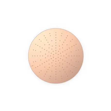 Pommeau de douche encastré au plafond Or Rose Mat 24K - TRES 13495001OPM