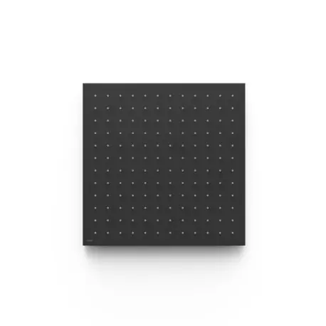 Pommeau de douche encastré au plafond Noir mat - TRES 13495101NM