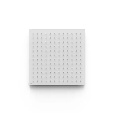 Pommeau de douche encastré au plafond Blanc mat - TRES 13495101BM