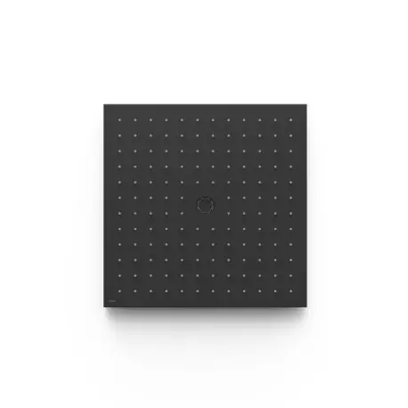 Pommeau de douche encastré au plafondAvec 2 types de jet Noir mat - TRES 13495102NM