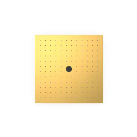 Pommeau de douche encastré au plafondAvec 2 types de jet Or Mat 24K - TRES 13495102OM