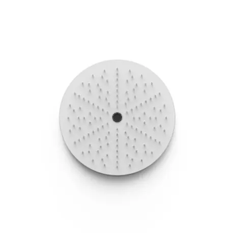 Pommeau de douche encastré au plafondAvec 2 types de jet (pluie/free flow) Blanc mat - TRES 13495002BM