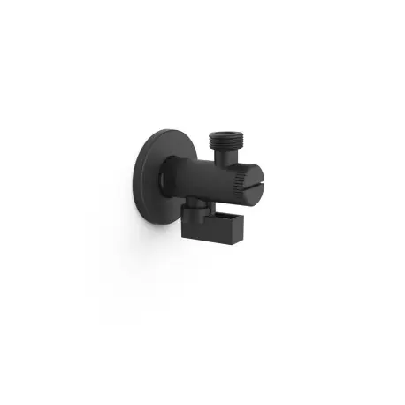 Robinet d’arrêt avec filtreR1/2 - R3/8 Noir mat - TRES 9134525NM