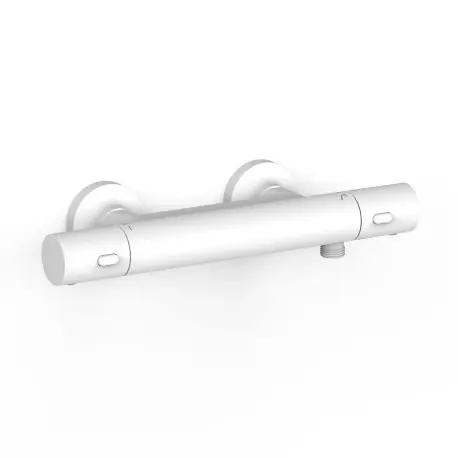 Robinet thermostatique mural Over-wall pour doucheSans accessoires Blanc mat - TRES 19016402BM