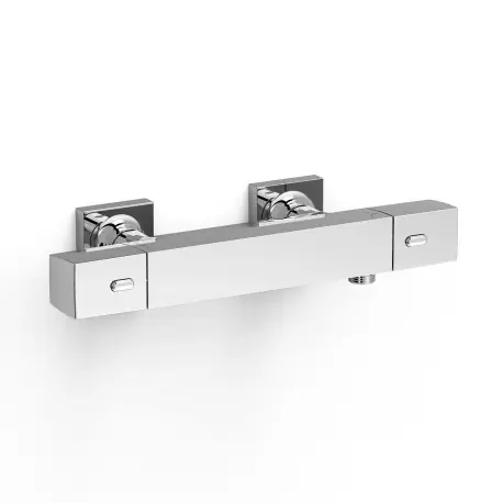 Robinet thermostatique mural Over-wall pour doucheSans accessoires Chrome - TRES 19016406