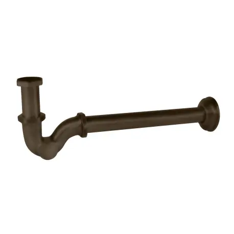 Siphon télescopique avec un trou pour lavabo Noir bronze - TRES 03463820KMB