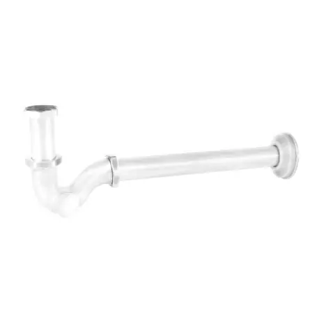 Siphon télescopique avec un trou pour lavabo Blanc mat - TRES 03463820BM