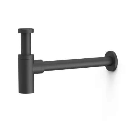 Siphon télescopique pour lavabo Noir mat - TRES 13463410NM