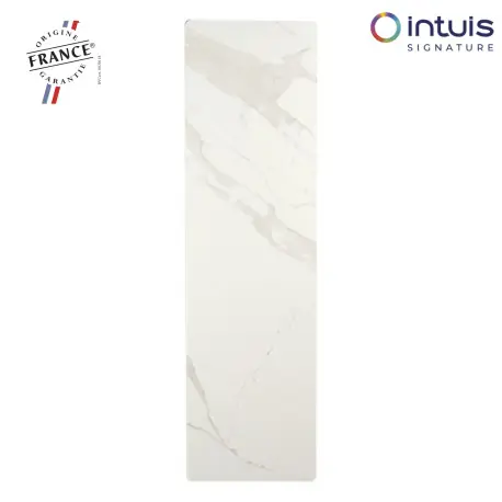 Radiateur à inertie KERAMOS Nativ Vertical 2000W Marbre blanc - INTUIS SIGNATURE K164217