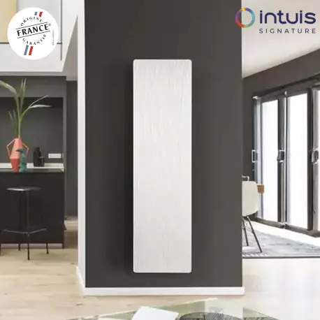 Radiateur à inertie KERAMOS Nativ Vertical 2000W Blanc ardoise - INTUIS SIGNATURE K164227