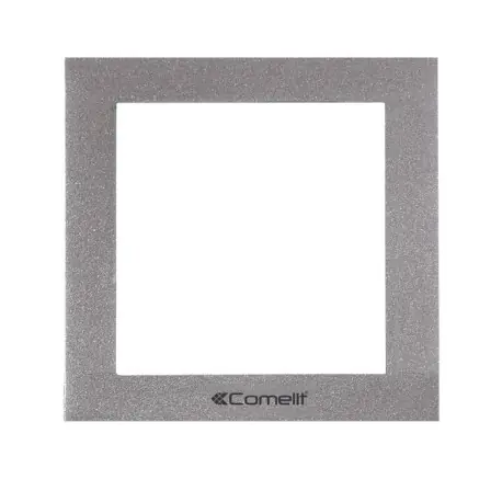 Chassis 1 Module Serie Ikall, Cadre Silver - COMELIT 3311/1S