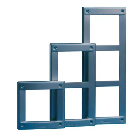Cadre Aluminium Gris Foncé Vandalcom 3 Modules - COMELIT 3161/3