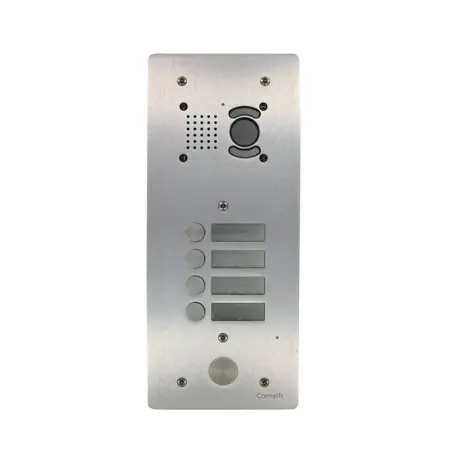 Platine 6 Bp Type Av4 Vidéo + Module Mh Inclus - COMELIT AV1006VIPTT