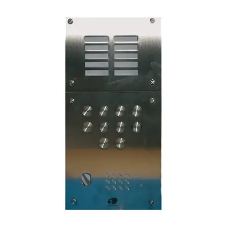 Platine Inox 4 Bp 180 X 340 Mm - COMELIT PIB04