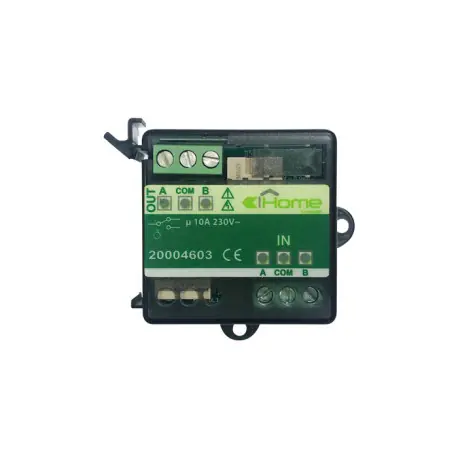 Module Domotique À Encastrer/Din, Expansion 2 Relais 10A - COMELIT 20004603