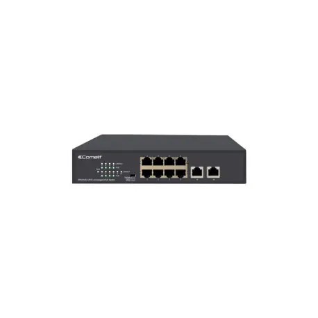 Switch, 8 Ports Poe + 2 Uplink 10/100 - COMELIT IPSWP08N100A