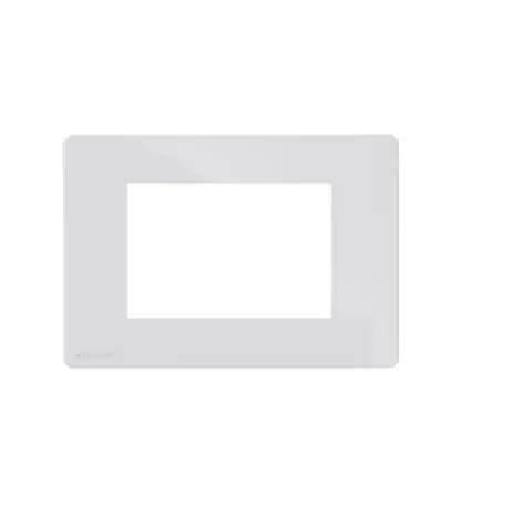 Façade Blanche One Compatible Bticino Living Light 4 Modules - COMELIT ONE/PW/BL4
