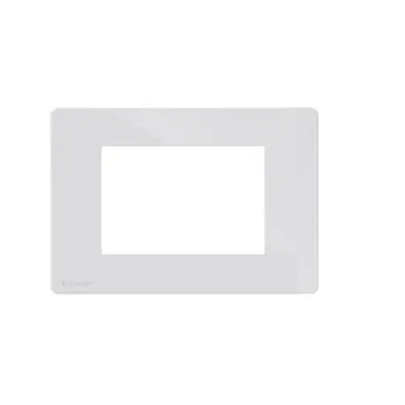 Façade Blanche One Compatible Bticino Axolute 4 Modules - COMELIT ONE/PW/BA4