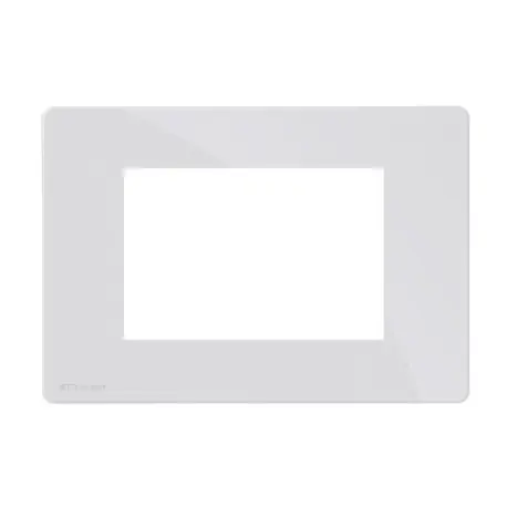 Façade Blanche One Compatible Bticino Living Light 3 Modules - COMELIT ONE/PW/BL3