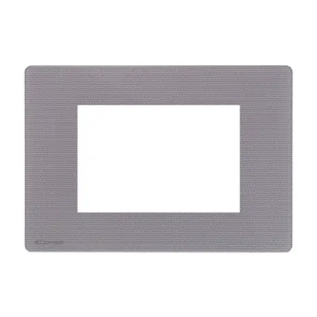 Façade Graphite One Compatible Bticino Axolute 3 Modules - COMELIT ONE/PG/BA3