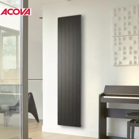 Radiateur chauffage central PLANEA Vertical simple à ailettes 1826W- ACOVA PLHL-180-077